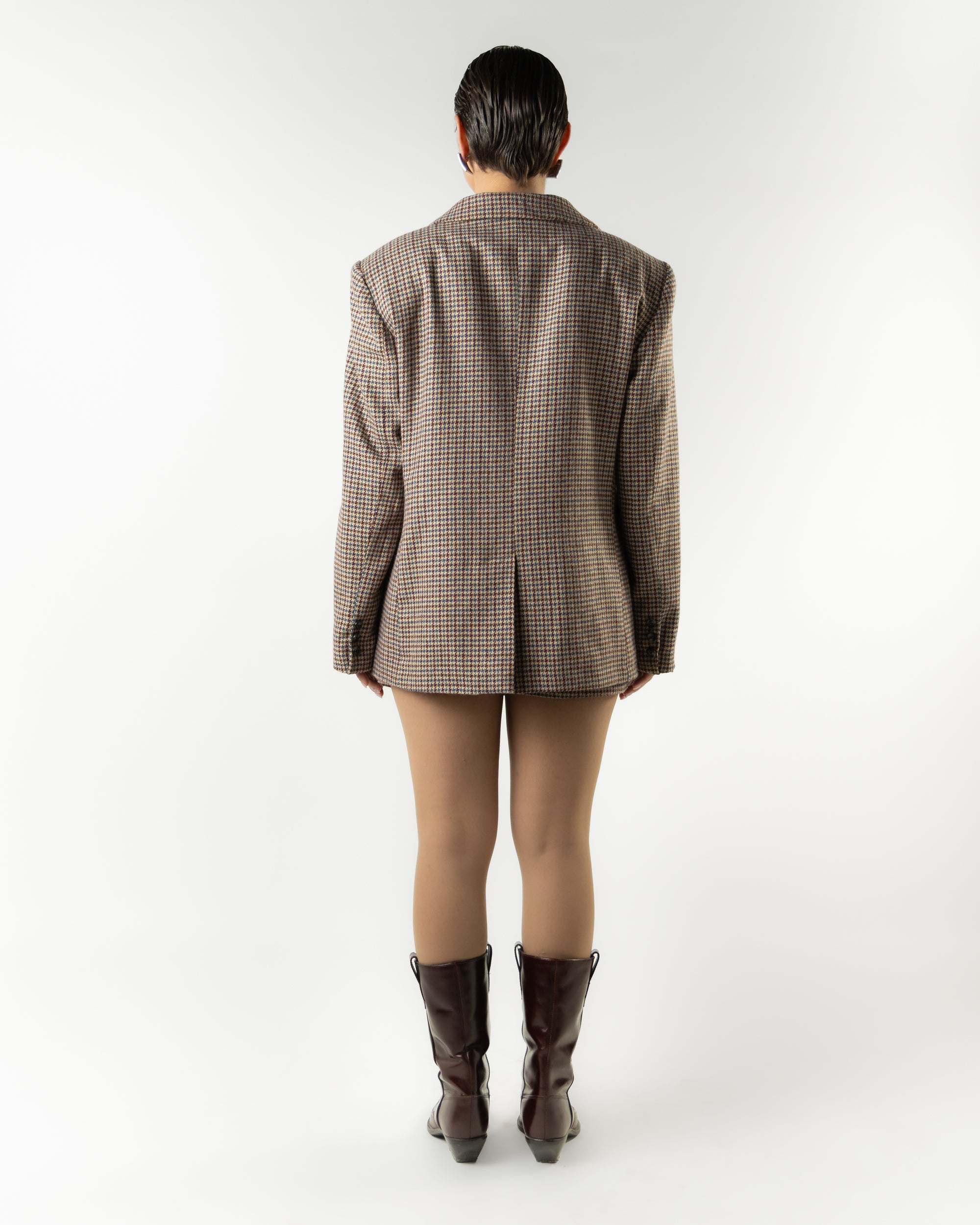 Tweed elegance blazer
