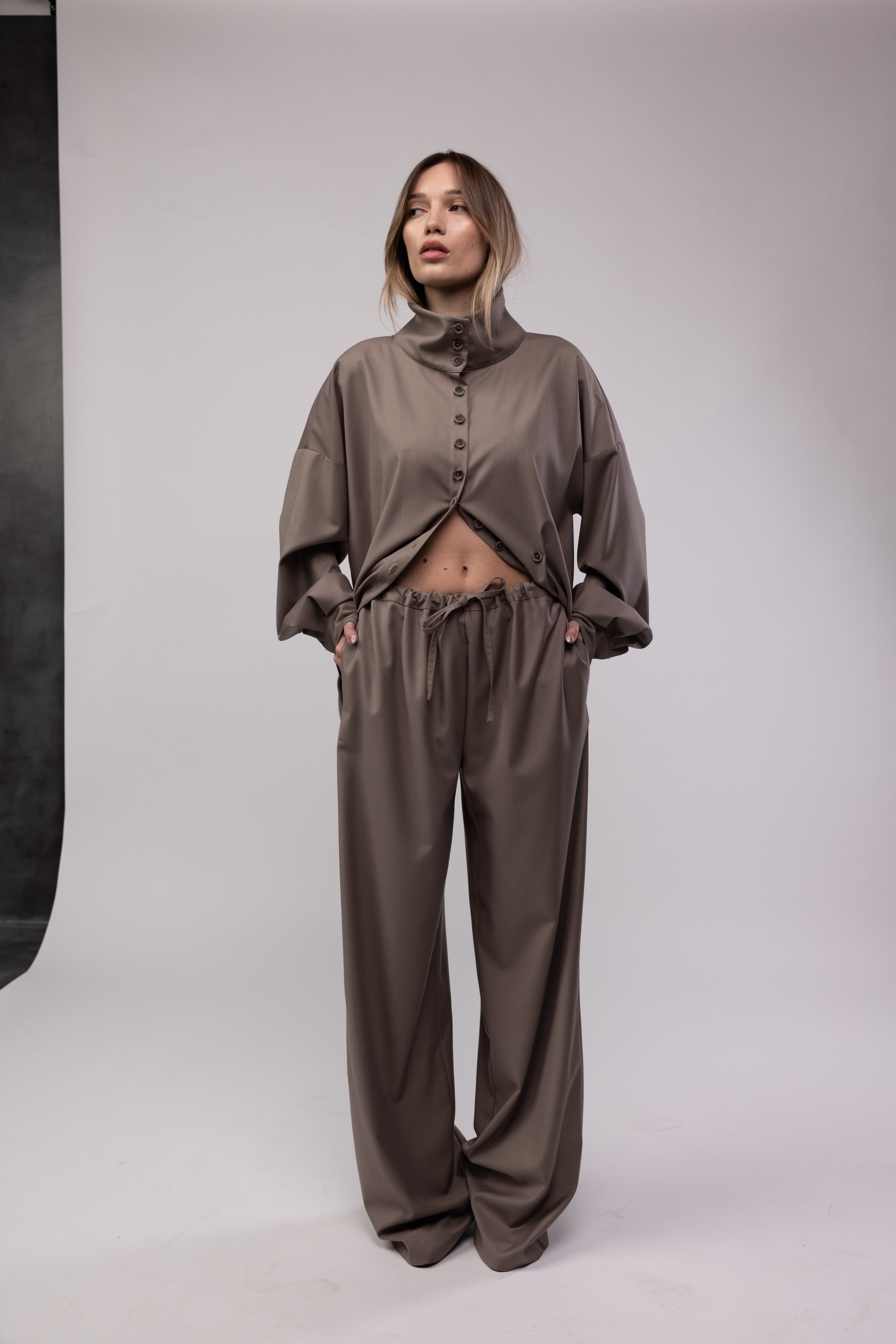 Shadow Taupe trousers