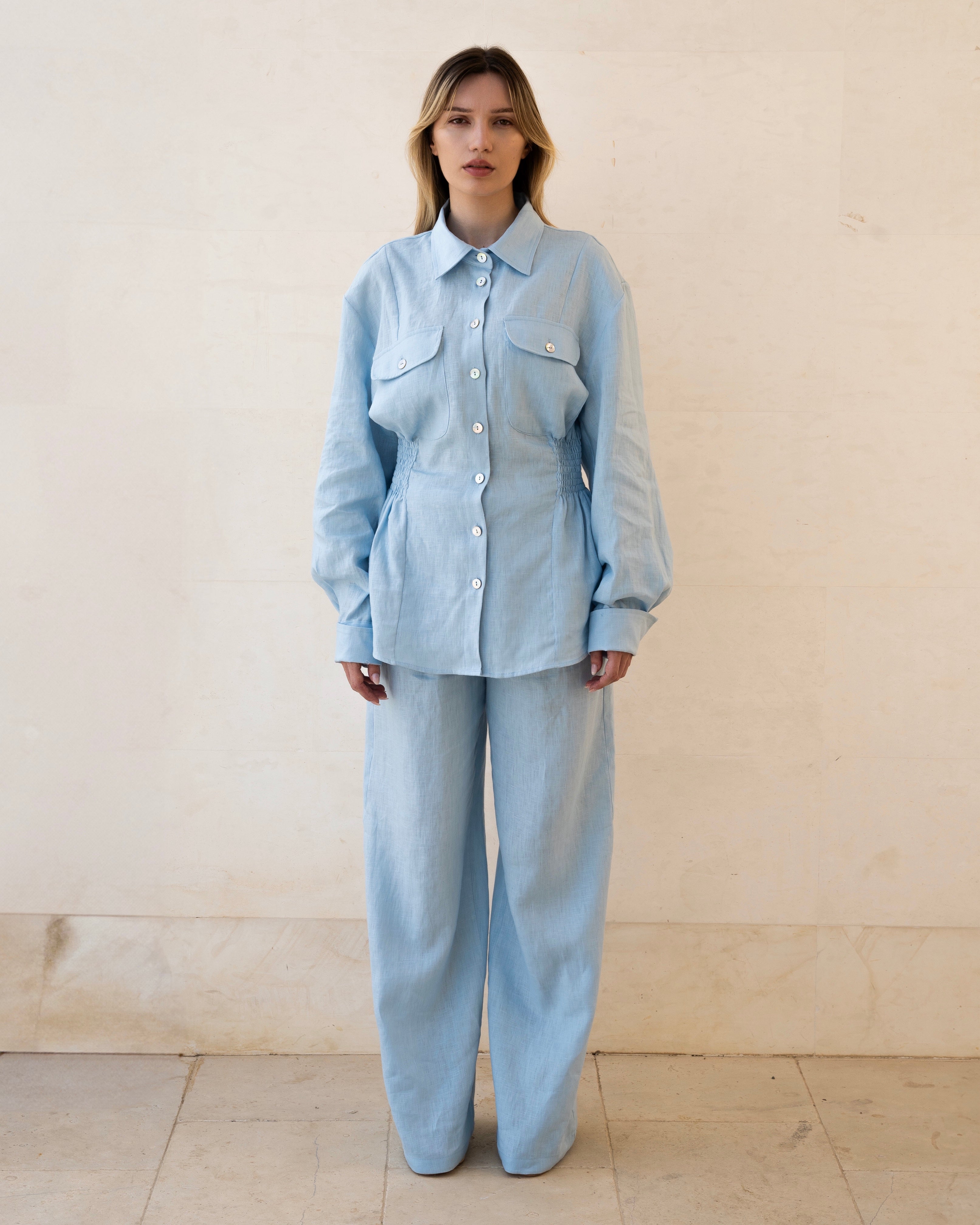 Marine Muse linen set