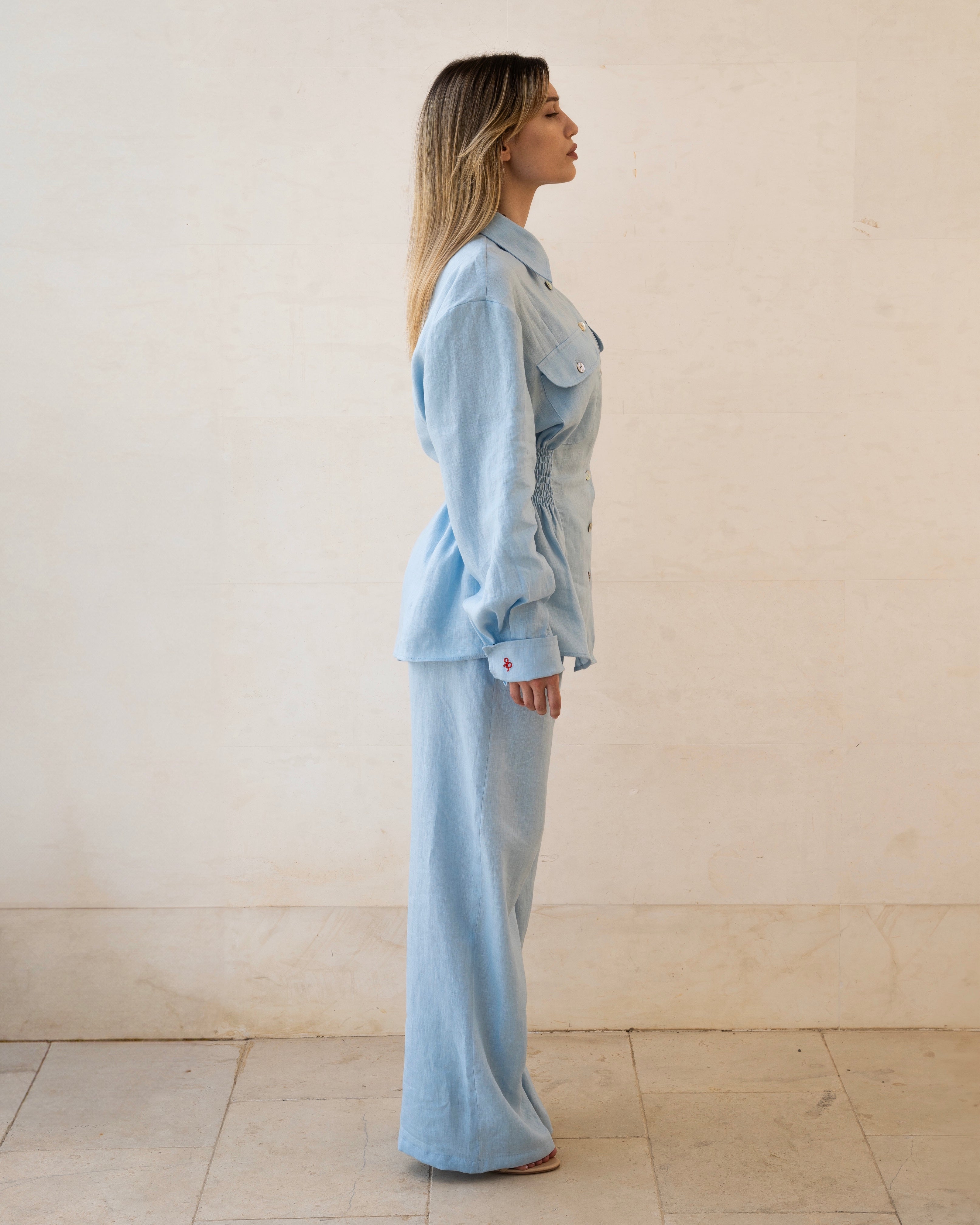 Marine Muse linen set