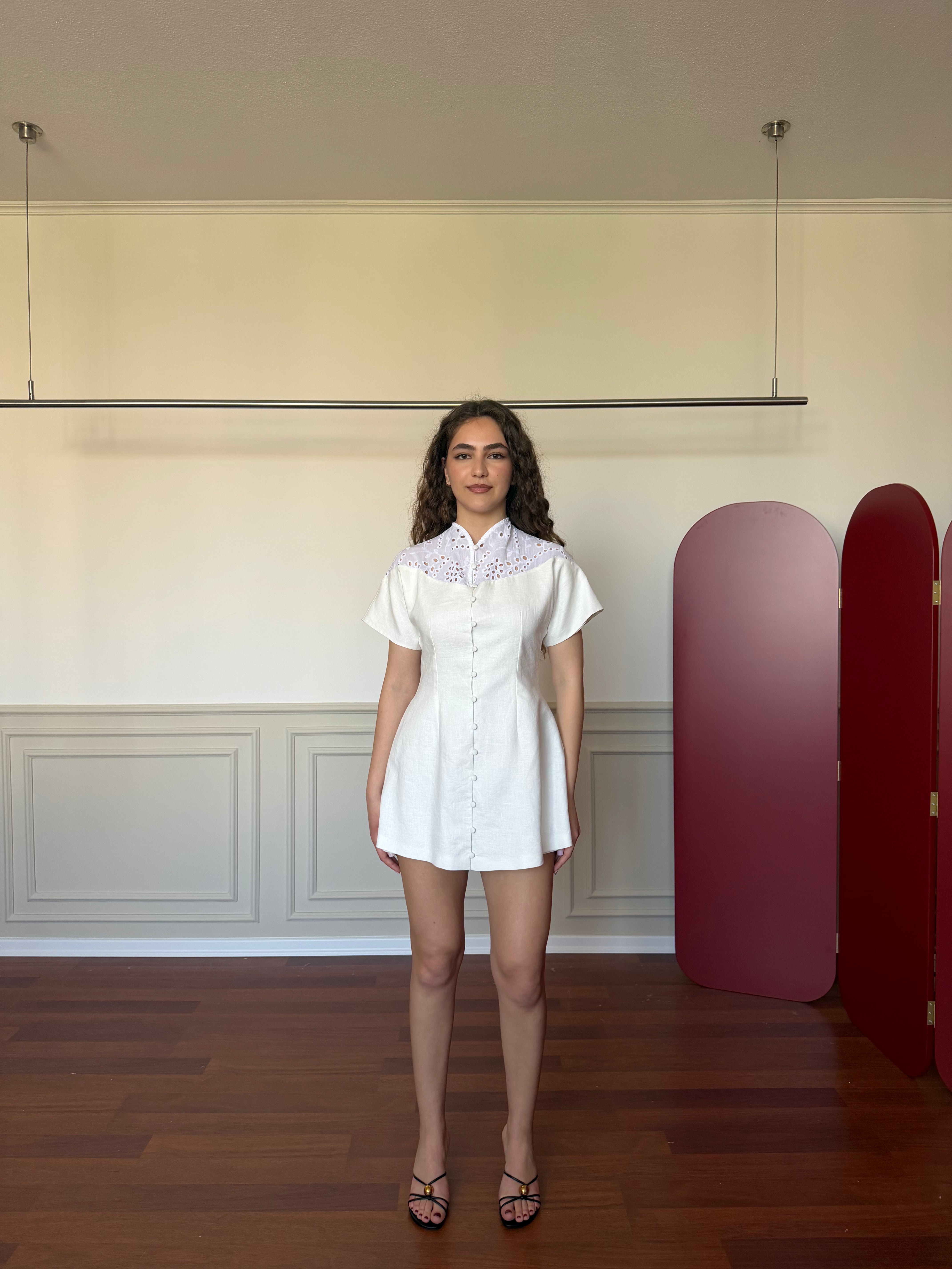 Soft Veil linen dress