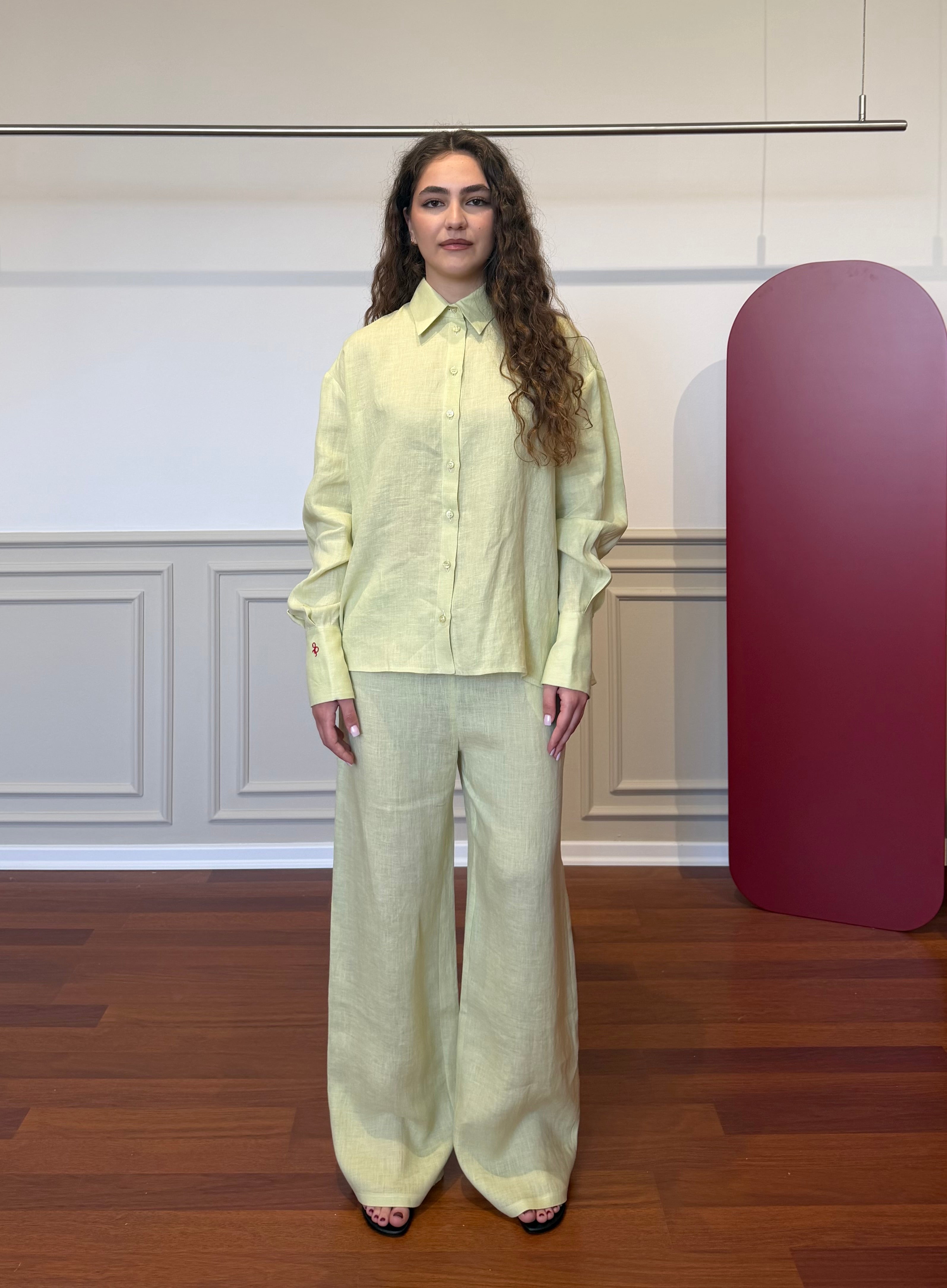 Mint Breeze Linen Set