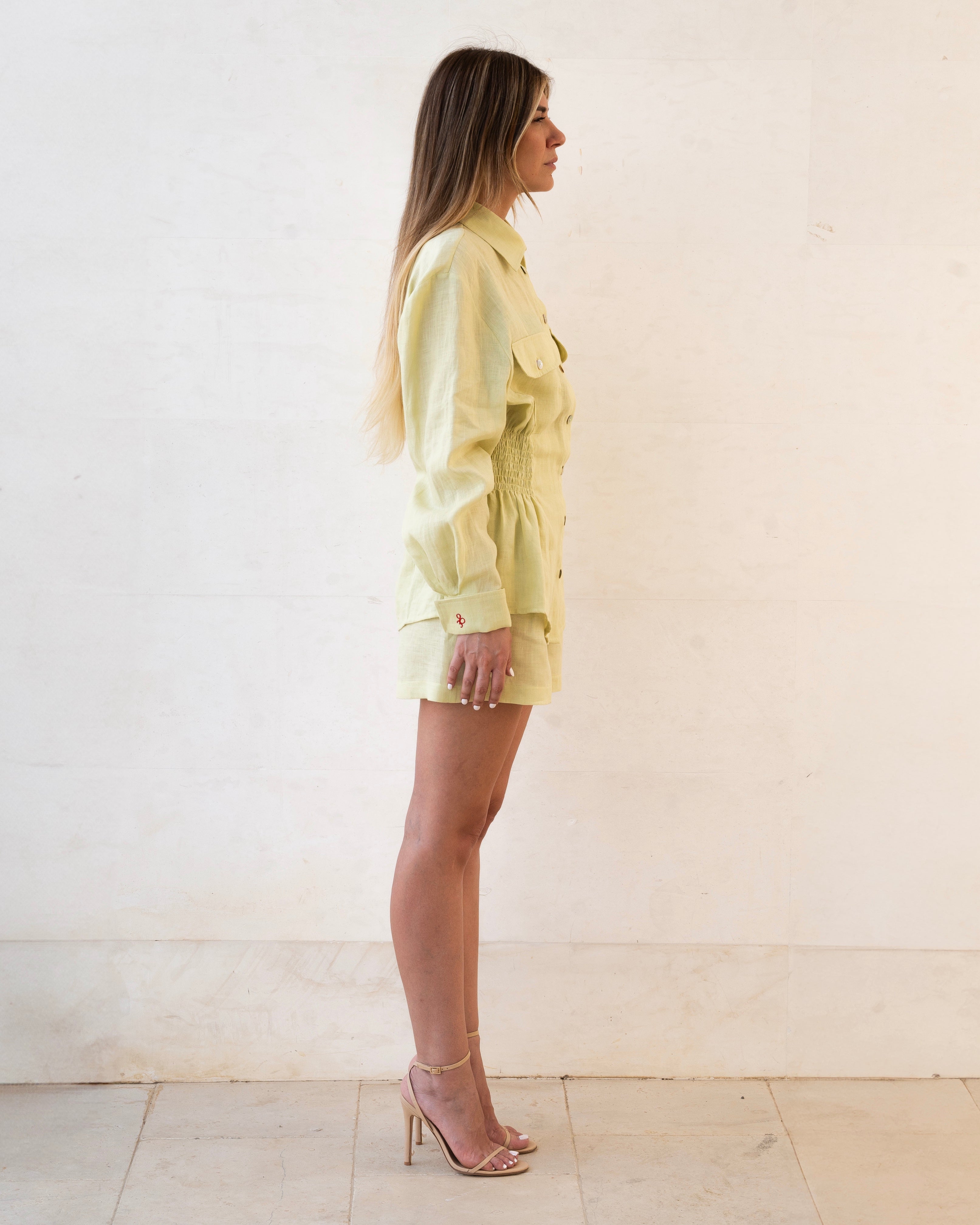 Matcha linen set