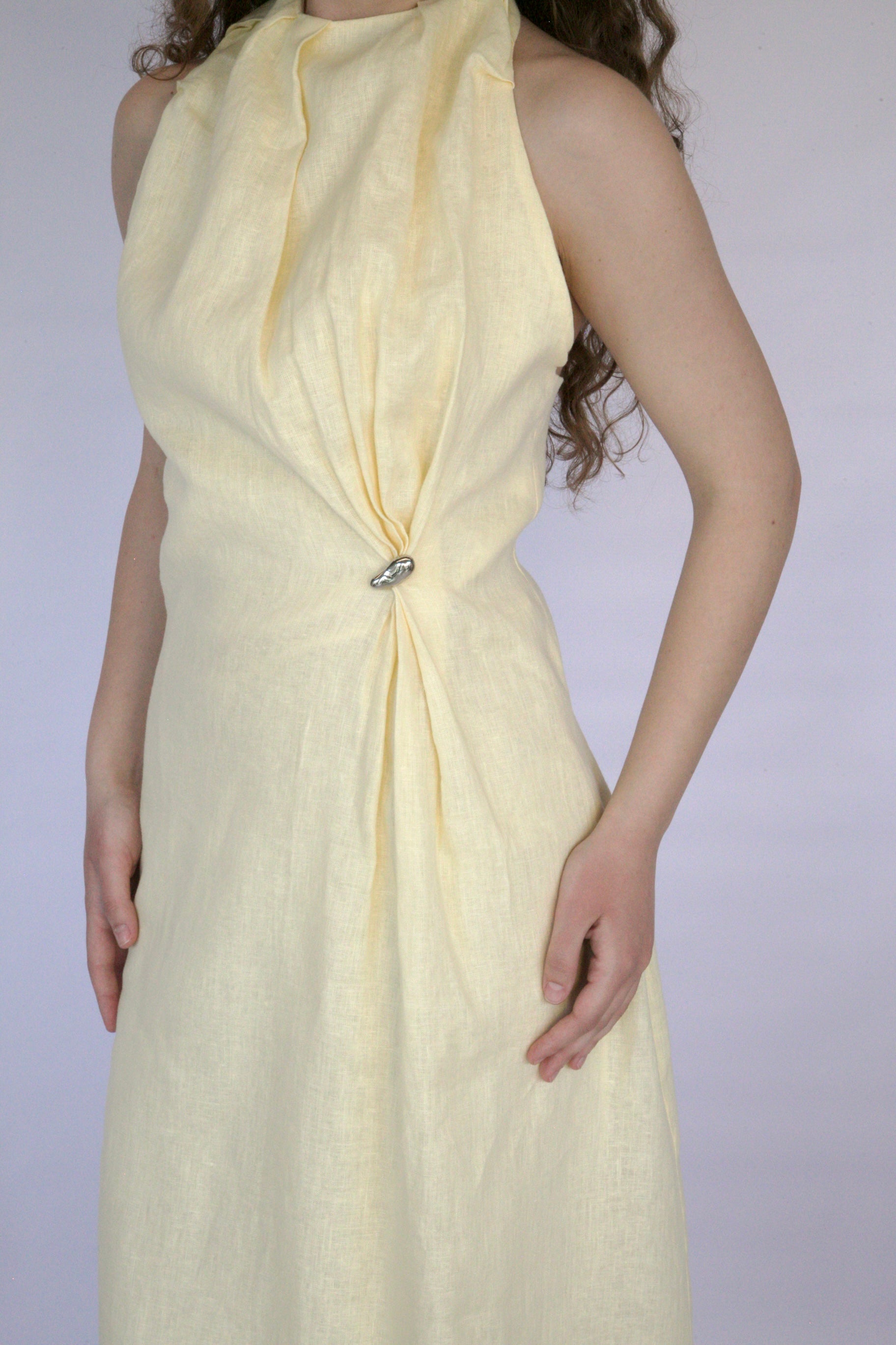 Limoncello Dream linen dress