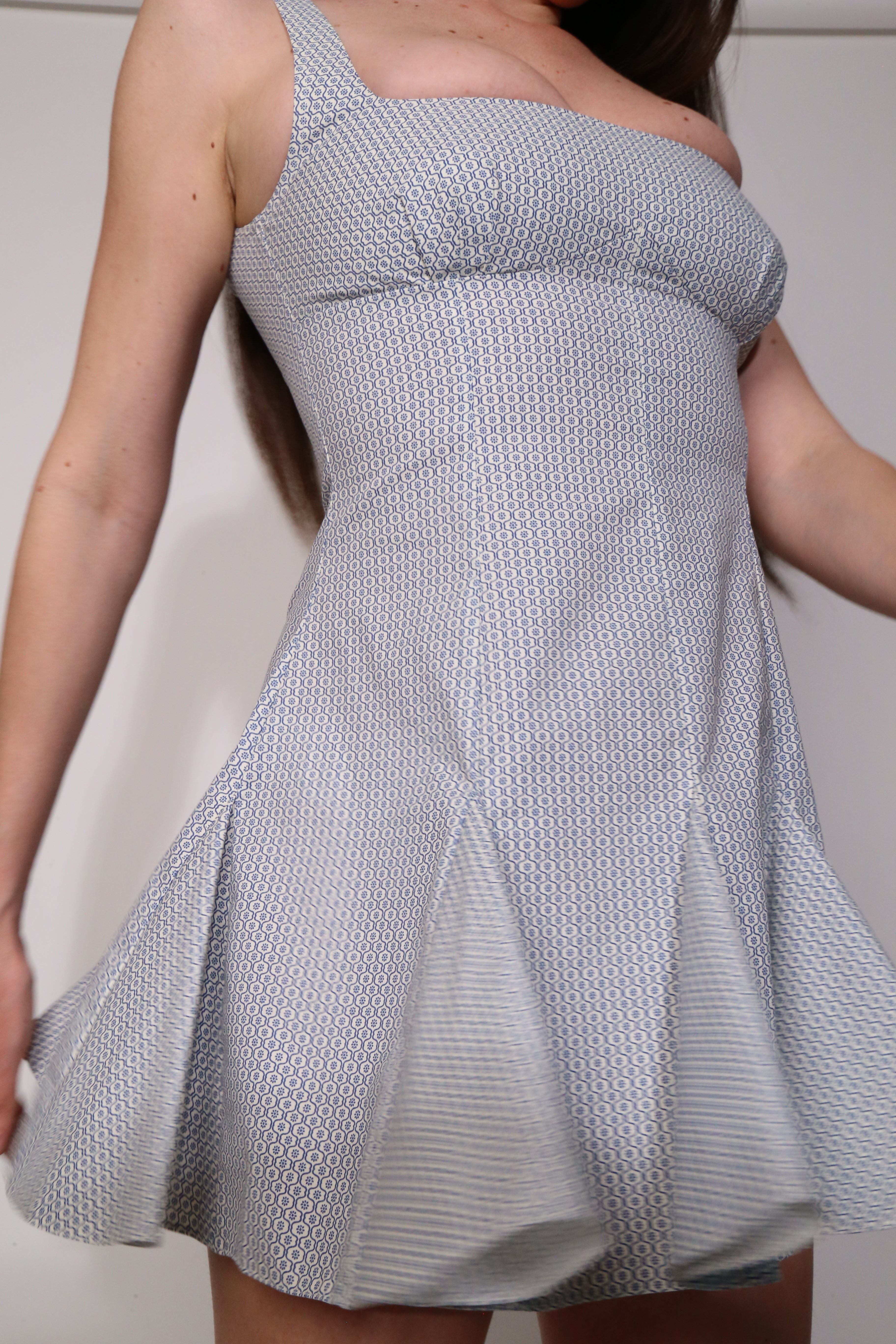 Ocean whirl dress